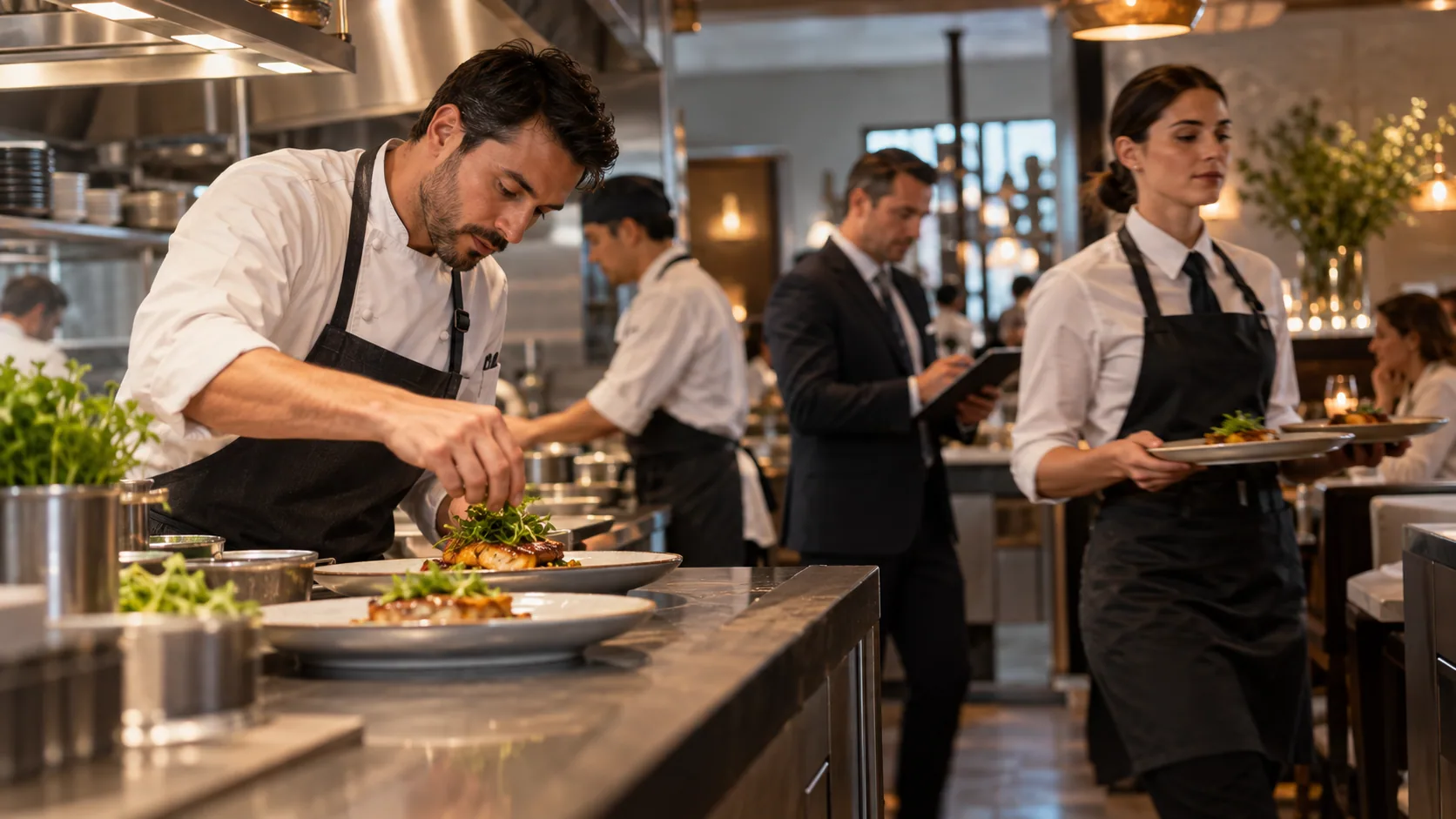 Map food service, premises activity, and contract requests to the policy terms.