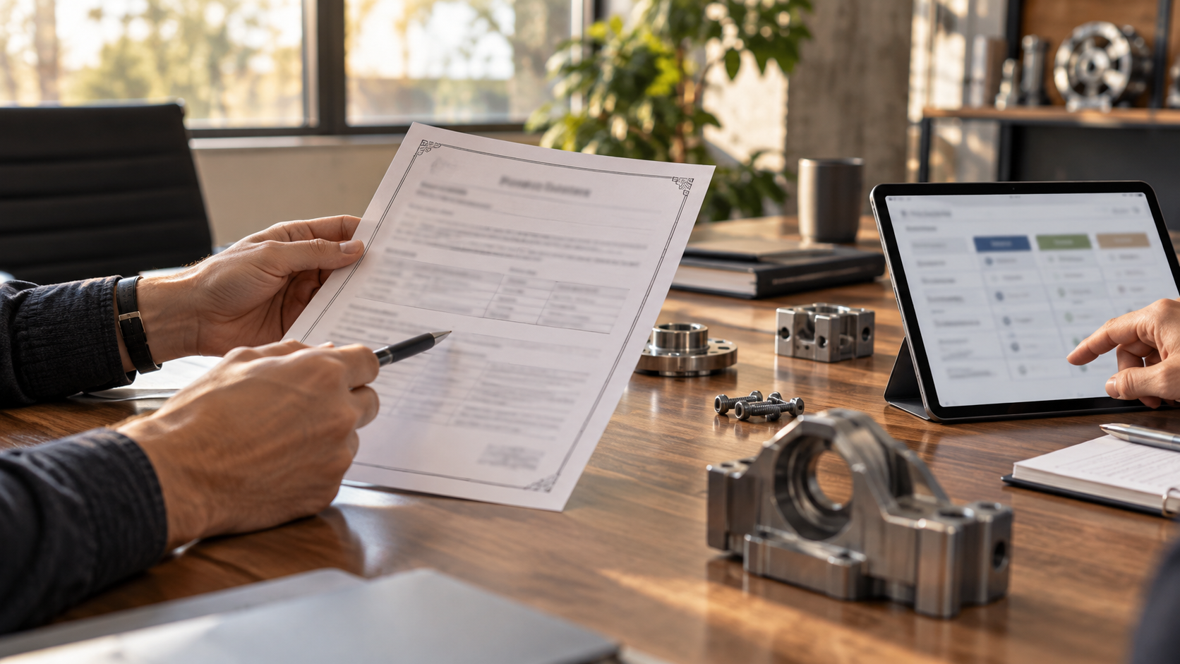 Customer agreement checklist beside a certificate and policy endorsement.